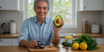 O abacate tem baixo índice glicêmico, sendo uma excelente opção para quem tem diabetes.