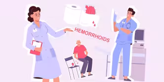 infográfico hemorróidas