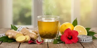 Chá de cúrcuma, chá verde e chá de gengibre ajudam muito no emagrecimento
